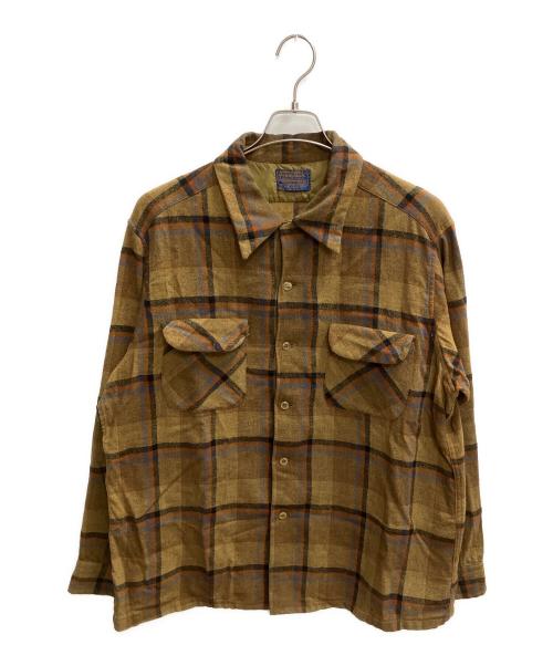 PENDLETON（ペンドルトン）PENDLETON (ペンドルトン) ボードシャツ ブラウン サイズ:SIZE XLの古着・服飾アイテム