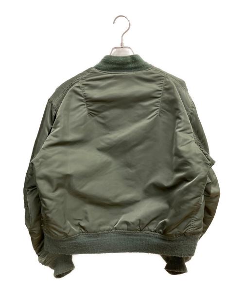 ALPHA INDUSTRIES（アルファインダストリーズ）ALPHA INDUSTRIES (アルファインダストリーズ) MA-1ジャケット オリーブ サイズ:SIZE Lの古着・服飾アイテム