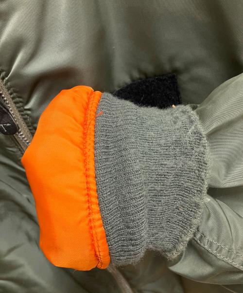 ALPHA INDUSTRIES（アルファインダストリーズ）ALPHA INDUSTRIES (アルファインダストリーズ) MA-1ジャケット オリーブ サイズ:SIZE Lの古着・服飾アイテム