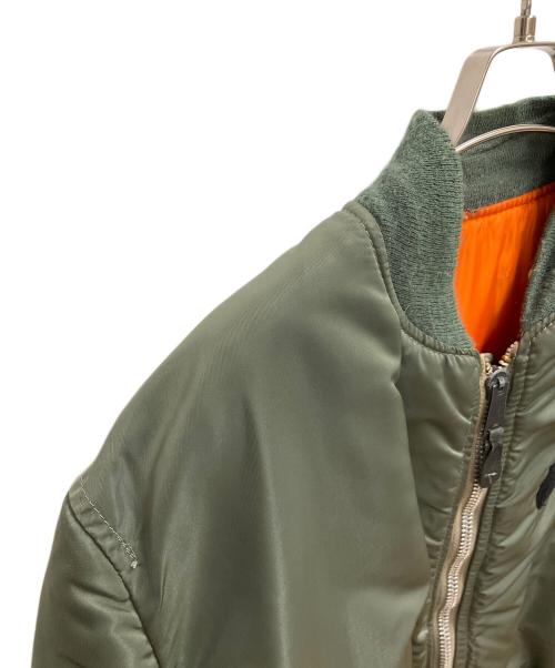 ALPHA INDUSTRIES（アルファインダストリーズ）ALPHA INDUSTRIES (アルファインダストリーズ) MA-1ジャケット オリーブ サイズ:SIZE Lの古着・服飾アイテム