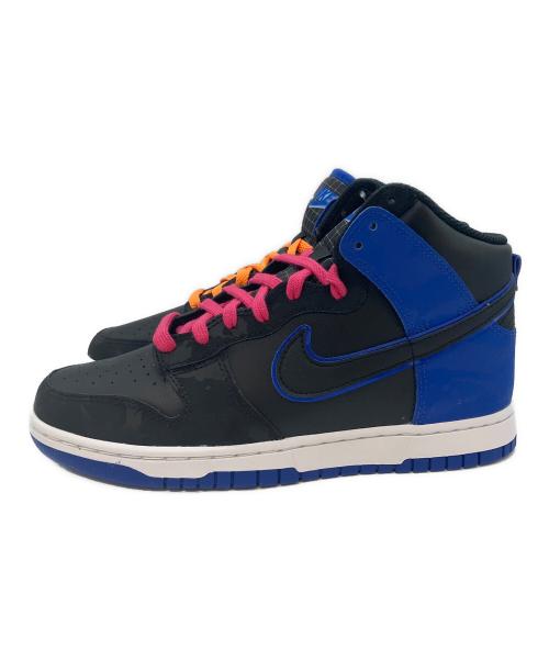 NIKE（ナイキ）NIKE (ナイキ) DUNK HI RETRO SE（ダンクハイレトロSE） ブルー×ブラック サイズ:SIZE 26cm 未使用品の古着・服飾アイテム
