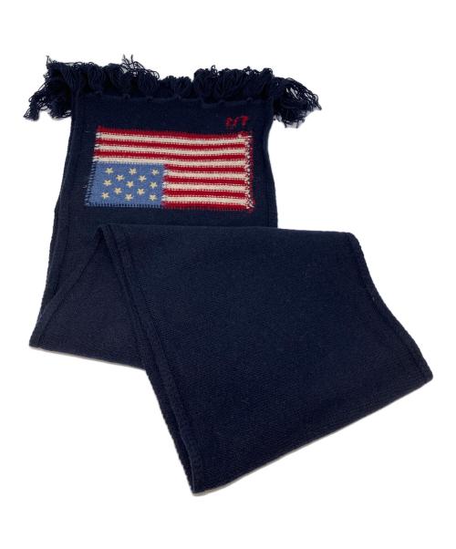 POLO RALPH LAUREN（ポロ・ラルフローレン）POLO RALPH LAUREN (ポロ・ラルフローレン) マフラー ネイビー 未使用品の古着・服飾アイテム