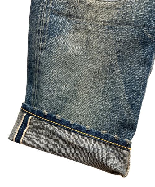 RRL（ダブルアールエル）RRL (ダブルアールエル) ダメージデニムパンツ インディゴ サイズ:SIZE W30×L30の古着・服飾アイテム