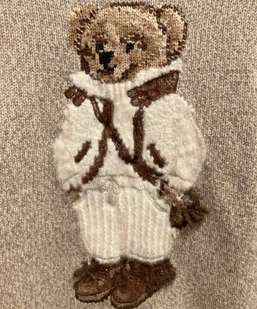 POLO RALPH LAUREN（ポロ・ラルフローレン）POLO RALPH LAUREN (ポロ・ラルフローレン) ニット ベージュ サイズ:SIZE Sの古着・服飾アイテム