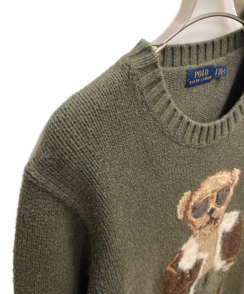 POLO RALPH LAUREN（ポロ・ラルフローレン）POLO RALPH LAUREN (ポロ・ラルフローレン) ニット グリーン サイズ:SIZE Sの古着・服飾アイテム