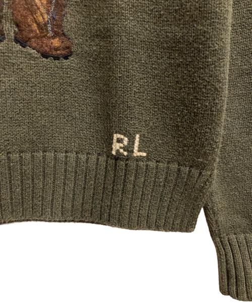 POLO RALPH LAUREN（ポロ・ラルフローレン）POLO RALPH LAUREN (ポロ・ラルフローレン) ニット グリーン サイズ:SIZE Sの古着・服飾アイテム