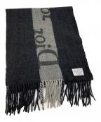 Christian Diorクリスチャン ディオール）の古着「カシミヤ混マフラー」｜ブラック