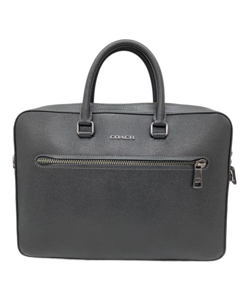 COACH（コーチ）COACH (コーチ) イーサン スリム ブリーフ ビジネスバッグ ブラックの古着・服飾アイテム