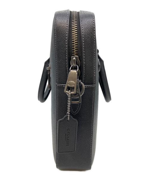 COACH（コーチ）COACH (コーチ) イーサン スリム ブリーフ ビジネスバッグ ブラックの古着・服飾アイテム