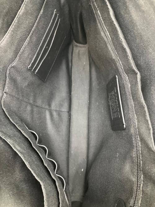 COACH（コーチ）COACH (コーチ) イーサン スリム ブリーフ ビジネスバッグ ブラックの古着・服飾アイテム