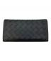 BOTTEGA VENETA (ボッテガベネタ) イントレチャート ロングウォレット ブラック：36000円