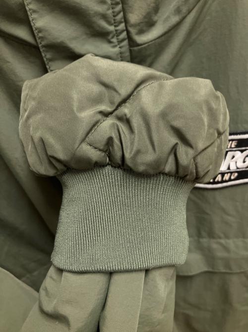 X-LARGE（エクストララージ）X-LARGE (エクストララージ) NYLON PUFFER JACKET 中綿ジャケット カーキ サイズ:SIZE Mの古着・服飾アイテム