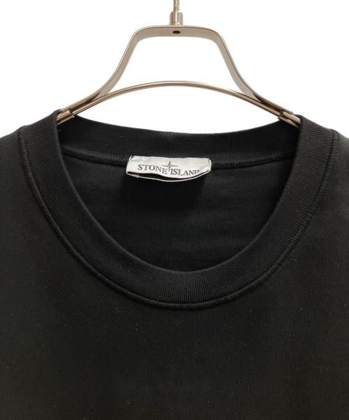 STONE ISLAND（ストーンアイランド）STONE ISLAND (ストーンアイランド) クルーネックスウェット ブラック サイズ:SIZE XXLの古着・服飾アイテム