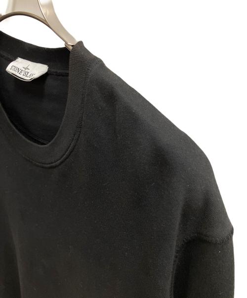 STONE ISLAND（ストーンアイランド）STONE ISLAND (ストーンアイランド) クルーネックスウェット ブラック サイズ:SIZE XXLの古着・服飾アイテム