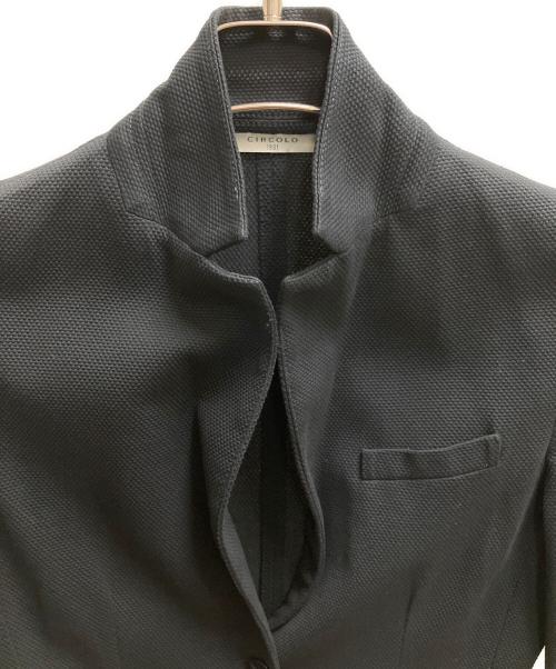 CIRCOLO 1901（チルコロ1901）CIRCOLO 1901 (チルコロ1901) テーラードジャケット ブラック サイズ:SIZE 42の古着・服飾アイテム