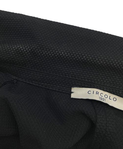 CIRCOLO 1901（チルコロ1901）CIRCOLO 1901 (チルコロ1901) テーラードジャケット ブラック サイズ:SIZE 42の古着・服飾アイテム