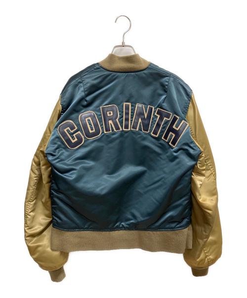 CORINTH（コリンス）CORINTH (コリンス) フライトジャケット グリーン サイズ:SIZE Mの古着・服飾アイテム