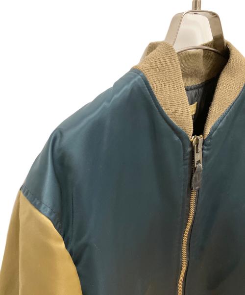 CORINTH（コリンス）CORINTH (コリンス) フライトジャケット グリーン サイズ:SIZE Mの古着・服飾アイテム