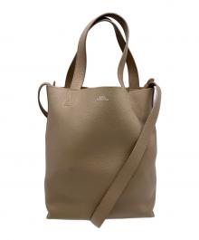 A.P.C.（アーペーセー）の古着「2WAYトートバッグ」｜ベージュ