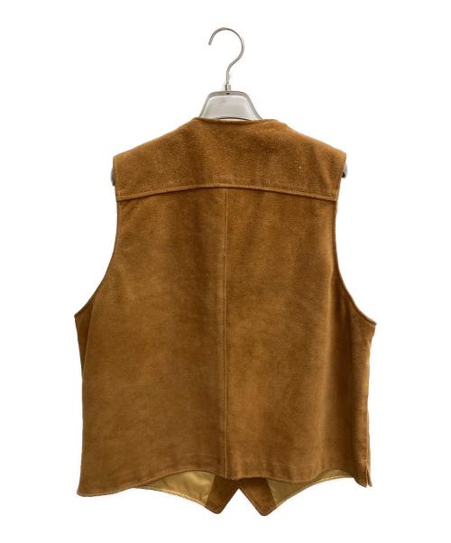 Schott（ショット）Schott (ショット) スウェードベスト ブラウン サイズ:SIZE Lの古着・服飾アイテム