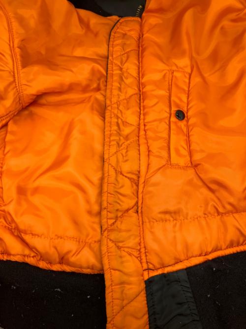 ALPHA INDUSTRIES（アルファインダストリーズ）ALPHA INDUSTRIES (アルファインダストリーズ) MA-1  フライトジャケット ブラック サイズ:SIZE Mの古着・服飾アイテム