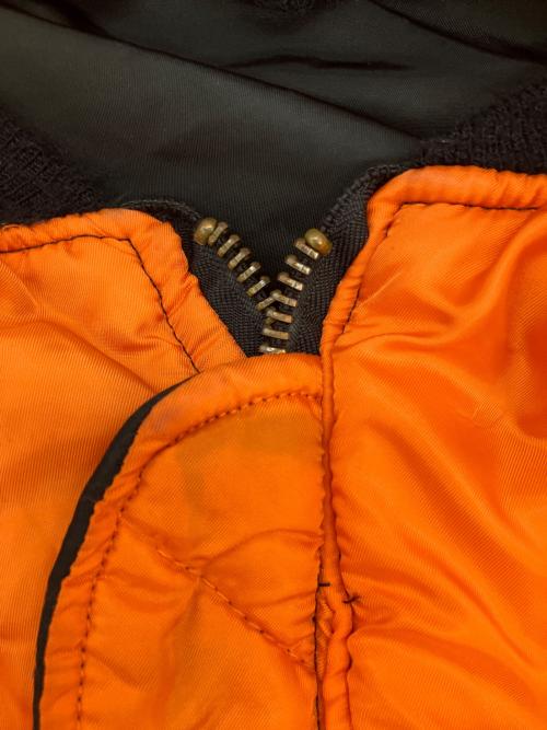 ALPHA INDUSTRIES（アルファインダストリーズ）ALPHA INDUSTRIES (アルファインダストリーズ) MA-1  フライトジャケット ブラック サイズ:SIZE Mの古着・服飾アイテム