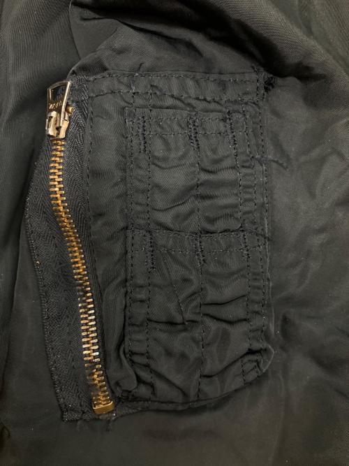 ALPHA INDUSTRIES（アルファインダストリーズ）ALPHA INDUSTRIES (アルファインダストリーズ) MA-1  フライトジャケット ブラック サイズ:SIZE Mの古着・服飾アイテム