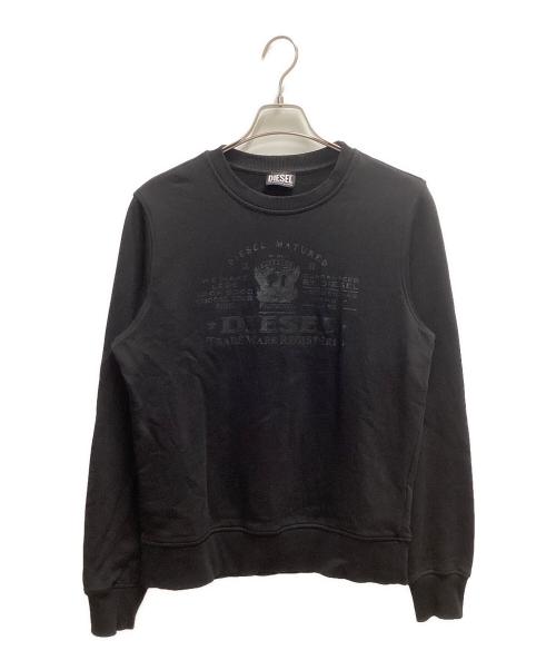 DIESEL（ディーゼル）DIESEL (ディーゼル) スウェット ブラック サイズ:SIZE Sの古着・服飾アイテム