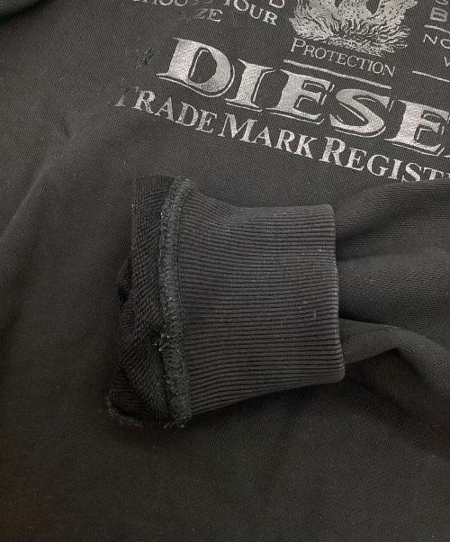 DIESEL（ディーゼル）DIESEL (ディーゼル) スウェット ブラック サイズ:SIZE Sの古着・服飾アイテム