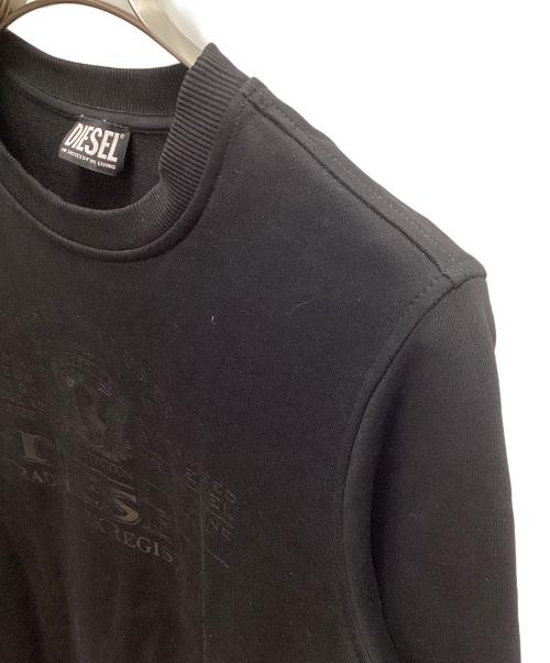 DIESEL（ディーゼル）DIESEL (ディーゼル) スウェット ブラック サイズ:SIZE Sの古着・服飾アイテム