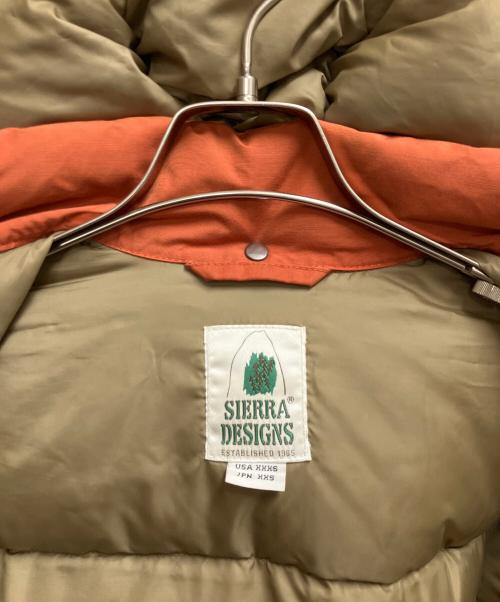 SIERRA DESIGNS（シエラデザインズ）SIERRA DESIGNS (シエラデザインズ) ダウンジャケット オレンジ サイズ:SIZE XXXSの古着・服飾アイテム
