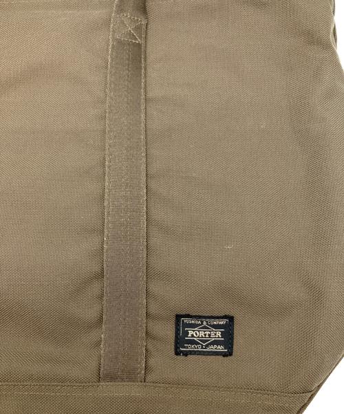 PORTER（ポーター）PORTER (ポーター) テンション　トートバッグ ブラウンの古着・服飾アイテム
