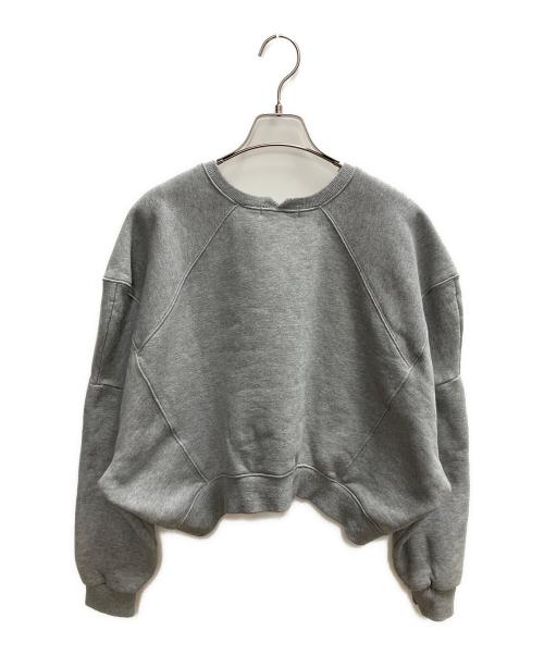 AMOMMA（アモマ）AMOMMA (アモマ) PUFF SLEEVE SWEAT 裏起毛スウェット グレー サイズ:SIZE Freeの古着・服飾アイテム