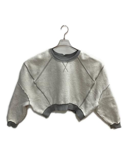 AMOMMA（アモマ）AMOMMA (アモマ) PUFF SLEEVE SWEAT 裏起毛スウェット グレー サイズ:SIZE Freeの古着・服飾アイテム