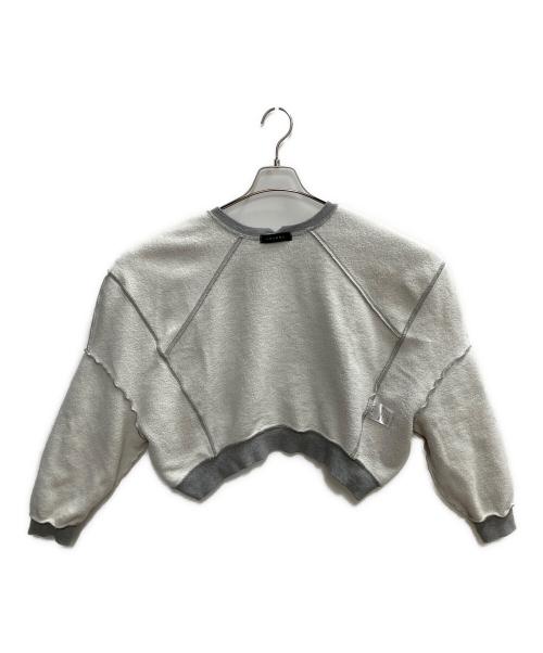 AMOMMA（アモマ）AMOMMA (アモマ) PUFF SLEEVE SWEAT 裏起毛スウェット グレー サイズ:SIZE Freeの古着・服飾アイテム