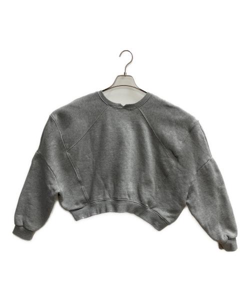 AMOMMA（アモマ）AMOMMA (アモマ) PUFF SLEEVE SWEAT 裏起毛スウェット グレー サイズ:SIZE Freeの古着・服飾アイテム