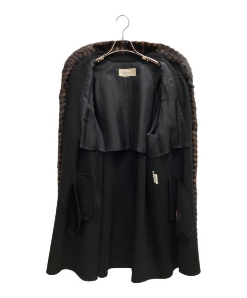 EMBA（エンバ）EMBA (エンバ) ロングコート ブラック サイズ:11号の古着・服飾アイテム