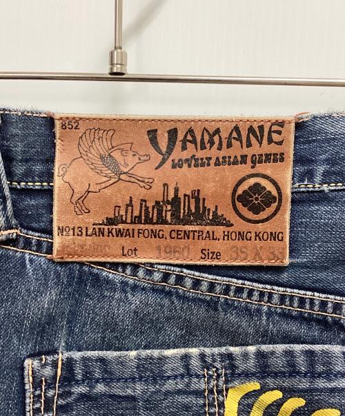YAMANE（ヤマネ）YAMANE (ヤマネ) デニムパンツ インディゴ サイズ:SIZE W35×L33の古着・服飾アイテム