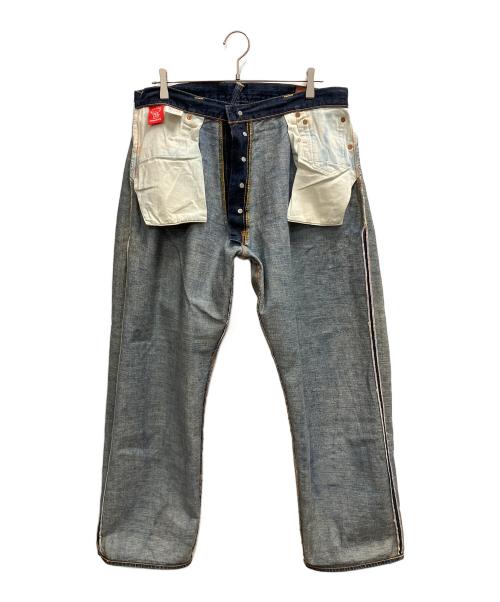 EVISU（エヴィス）EVISU (エヴィス) デニムパンツ インディゴ サイズ:SIZE W38×L35の古着・服飾アイテム