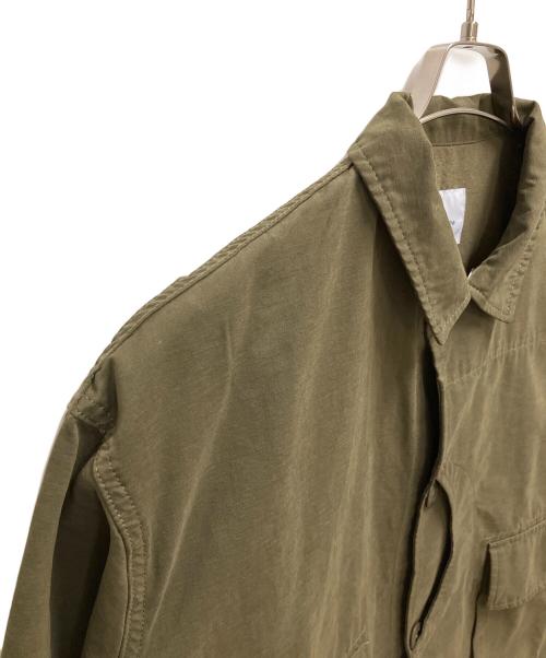 solamonat poche（ソラモナ ポッシェ）solamonat poche (ソラモナ ポッシェ) ミリタリージャケット オリーブ サイズ:SIZE 2の古着・服飾アイテム