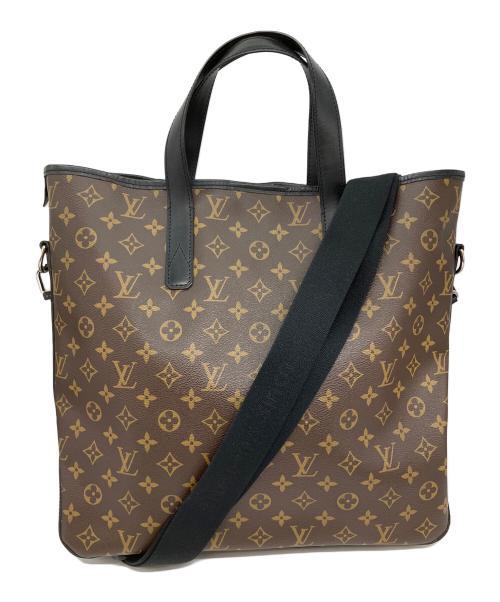 LOUIS VUITTON（ルイ ヴィトン）LOUIS VUITTON (ルイ ヴィトン) モノグラム マカサー デイヴィス 2WAYバッグ ブラウン×ブラックの古着・服飾アイテム