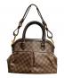 LOUIS VUITTON (ルイ ヴィトン) ダミエ トレヴィPM 2WAYバッグ ブラウン：115000円