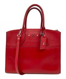 LOUIS VUITTON（ルイ ヴィトン）の古着「シティスティーマーPM 2WAYバッグ」｜レッド