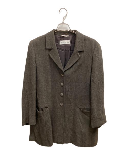 MaxMara（マックスマーラ）MaxMara (マックスマーラ) ショートコート ブラウン サイズ:SIZE 48の古着・服飾アイテム