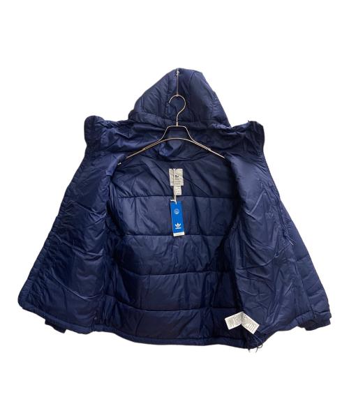 adidas（アディダス）adidas (アディダス) ORIGINALS PADDED HOODED PUFFER JACKET 中綿ジャケット ブルー サイズ:SIZE L 未使用品の古着・服飾アイテム