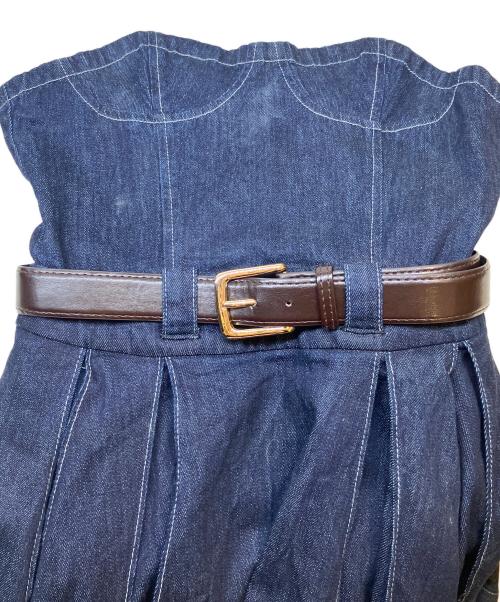 darich（ダーリッチ）darich (ダーリッチ) ドッキングデニムミディワンピース インディゴ サイズ:SIZE Freeの古着・服飾アイテム