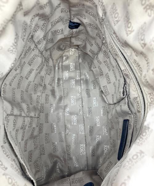 MICHAEL KORS（マイケル・コース）MICHAEL KORS (マイケル・コース) 2WAYバッグ ネイビーの古着・服飾アイテム