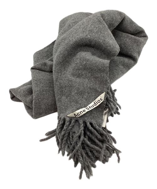 Acne studios（アクネ ストゥディオス）Acne studios (アクネ ストゥディオス) マフラー グレーの古着・服飾アイテム