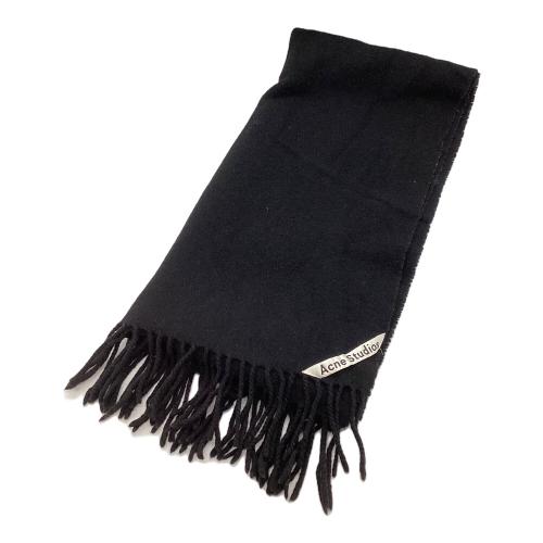 Acne studios（アクネ ストゥディオス）Acne studios (アクネ ストゥディオス) マフラー ブラックの古着・服飾アイテム