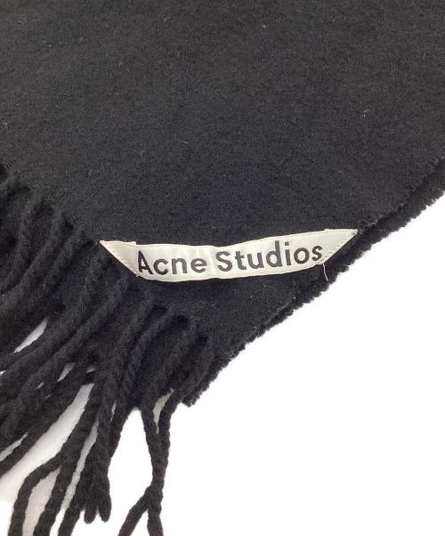 Acne studios（アクネ ストゥディオス）Acne studios (アクネ ストゥディオス) マフラー ブラックの古着・服飾アイテム